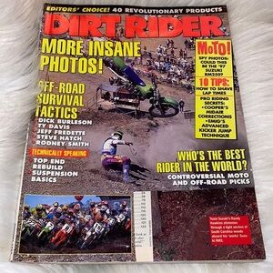 Vintage dirt rider magazine